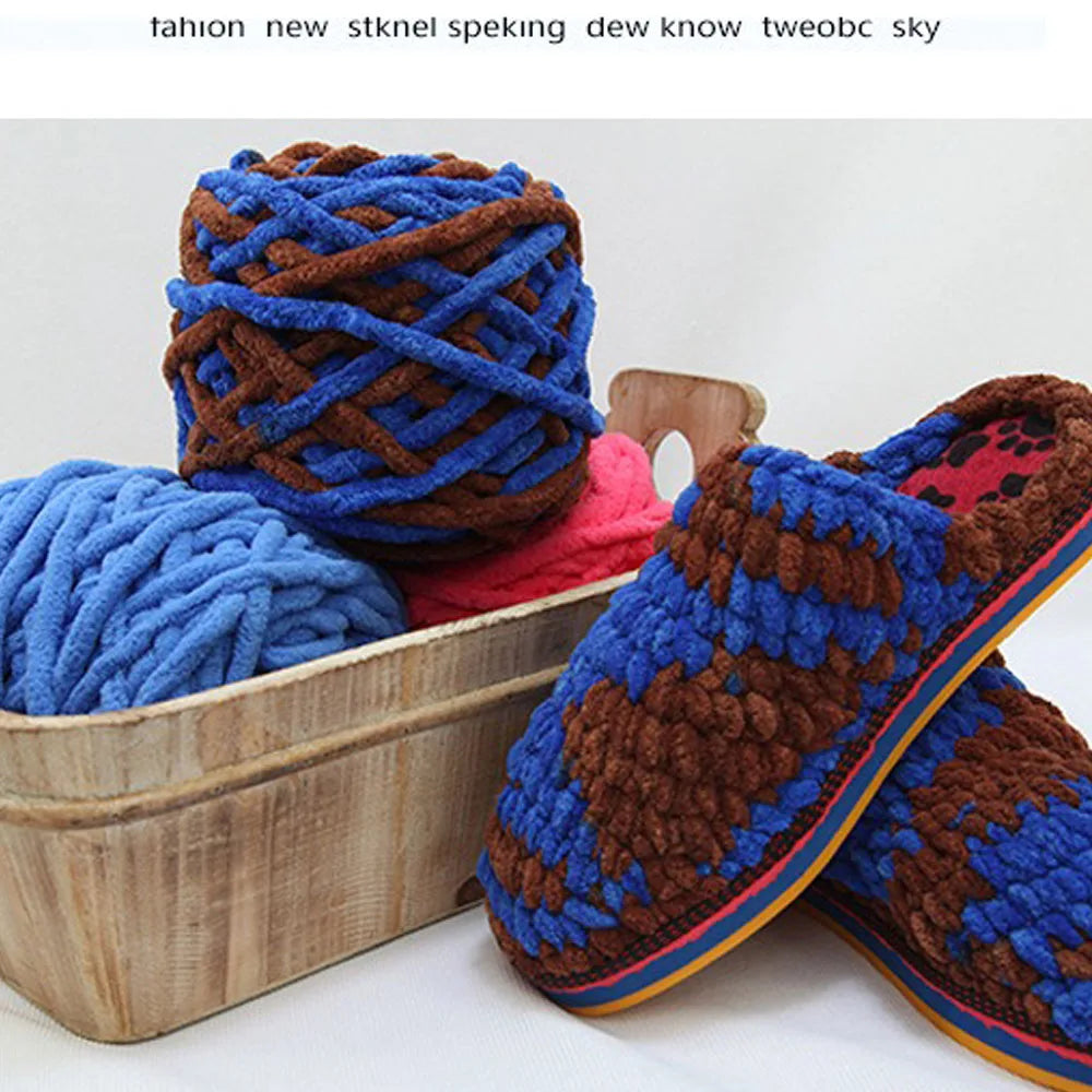 Colorful Knitting Yarn for Handmade Crochet Sweater Baby Hats Blanket Thread Soft Thick Ice Line Yarns DIY Woven Sewing Supplies