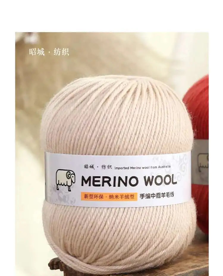 Yarn Thick Wool 100g Medium for Hand Knitting DIY Sweater Scarf Materials Yarn Ball